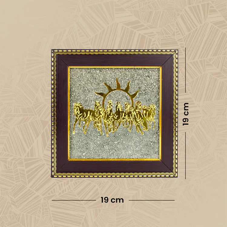 Pyrite 7 Horses™ | Money Magnet Frame